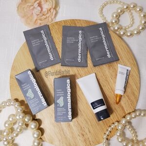 Dermalogica Skincare Cleanser Exfoliant Eye Serum Makeup Remover 7pc Set Bundle